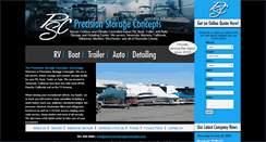 Desktop Screenshot of precisionstorageconcepts.com
